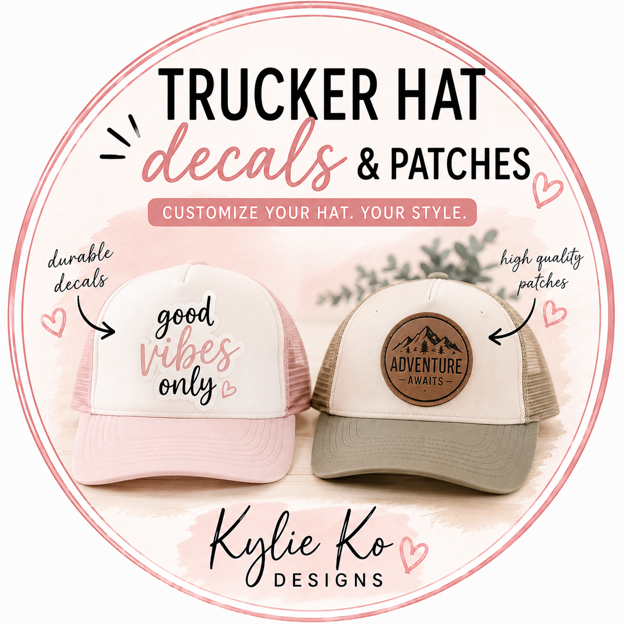 Select Hat Decal or Patch